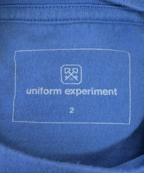 uniform experiment（ユニフォームエクスペリメント）Tシャツ・カットソー 青 サイズ:2(M位) メンズ/2200678079072