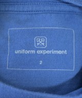 uniform experiment（ユニフォームエクスペリメント）Tシャツ・カットソー 青 サイズ:2(M位) メンズ/2200678079072