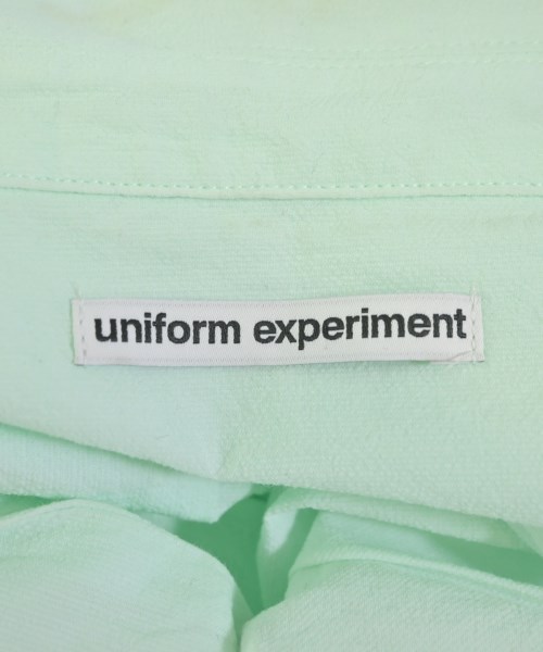 uniform experiment（ユニフォームエクスペリメント）カジュアルシャツ 緑 サイズ:4(XL位) メンズ/2200682093071