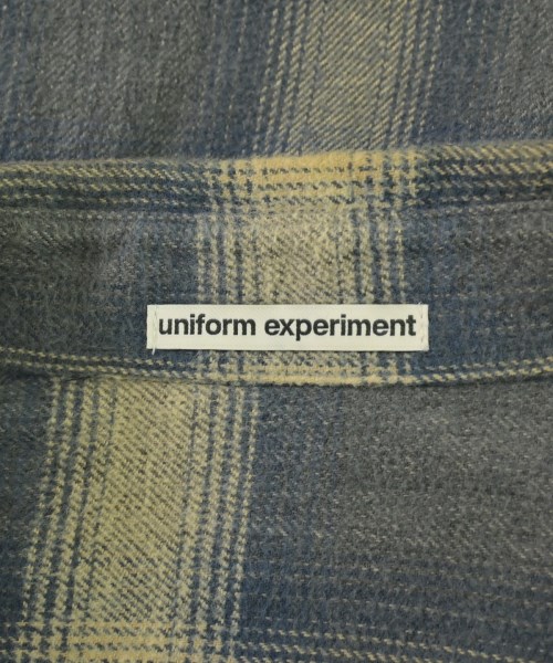 uniform experiment（ユニフォームエクスペリメント）カジュアルシャツ 青 サイズ:4(XL位) メンズ/2200694051021