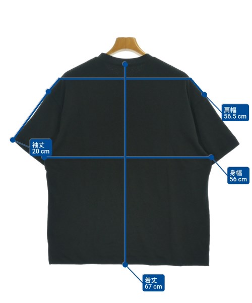 uniform experiment（ユニフォームエクスペリメント）Tシャツ・カットソー 黒 サイズ:2(M位) メンズ/2200682926621