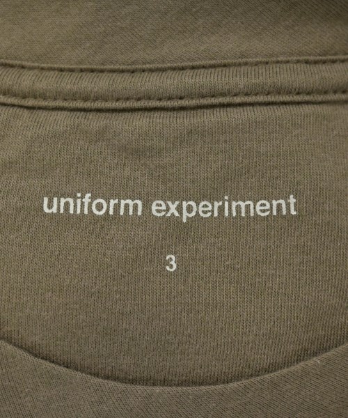 uniform experiment（ユニフォームエクスペリメント）Tシャツ・カットソー カーキ サイズ:3(L位) メンズ/2200682926638