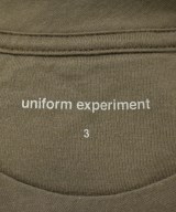 uniform experiment（ユニフォームエクスペリメント）Tシャツ・カットソー カーキ サイズ:3(L位) メンズ/2200682926638