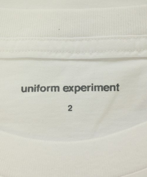 uniform experiment（ユニフォームエクスペリメント）Tシャツ・カットソー 白 サイズ:2(M位) メンズ/2200682926676
