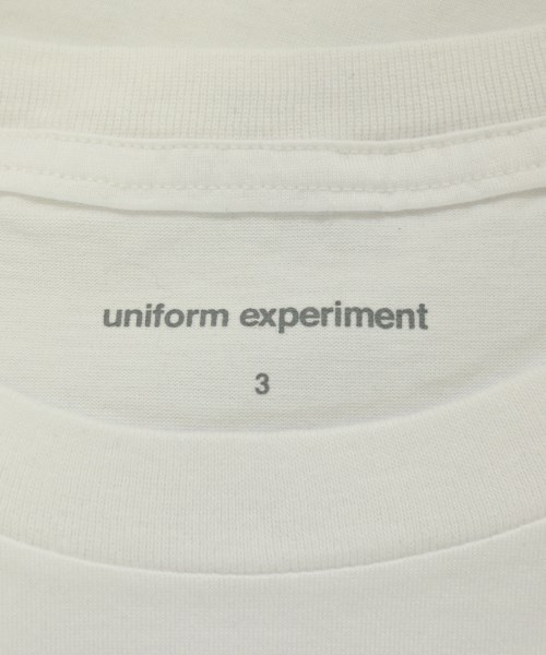 uniform experiment（ユニフォームエクスペリメント）Tシャツ・カットソー 白 サイズ:3(L位) メンズ/2200682926690