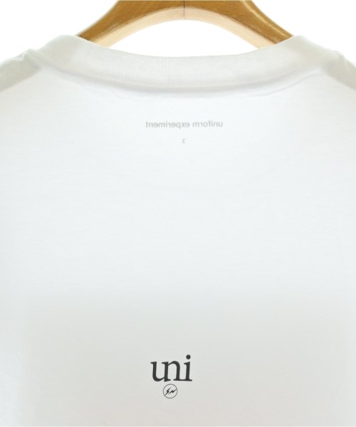 uniform experiment（ユニフォームエクスペリメント）Tシャツ・カットソー 白 サイズ:3(L位) メンズ/2200682926690