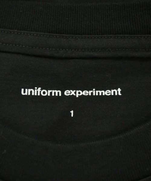 uniform experiment（ユニフォームエクスペリメント）Tシャツ・カットソー 黒 サイズ:1(S位) メンズ/2200682926713