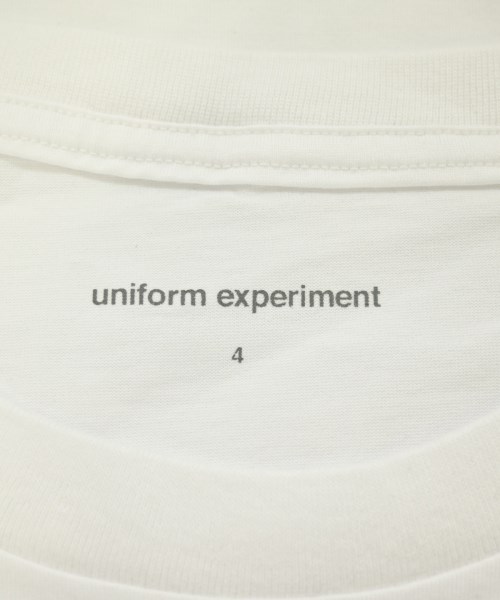 uniform experiment（ユニフォームエクスペリメント）Tシャツ・カットソー 白 サイズ:4(XL位) メンズ/2200682926737