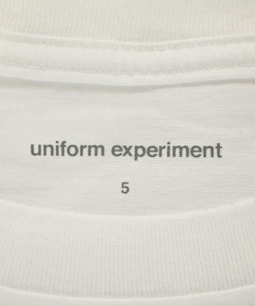 uniform experiment（ユニフォームエクスペリメント）Tシャツ・カットソー 白 サイズ:5(XXL位) メンズ/2200682926768