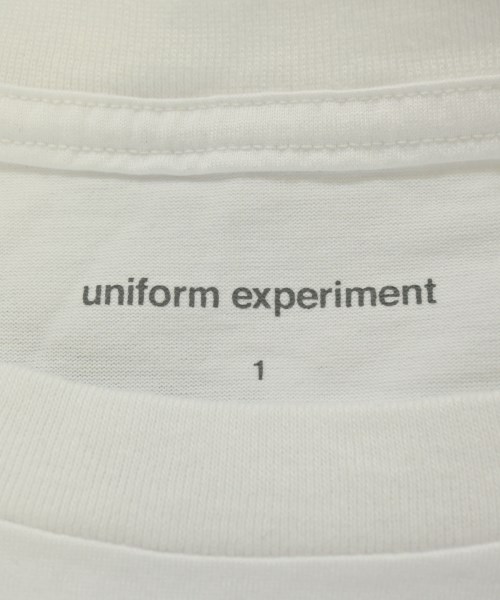 uniform experiment（ユニフォームエクスペリメント）Tシャツ・カットソー 白 サイズ:1(S位) メンズ/2200682926799