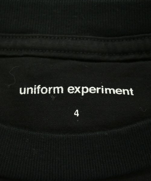 uniform experiment（ユニフォームエクスペリメント）Tシャツ・カットソー 黒 サイズ:4(XL位) メンズ/2200682926829