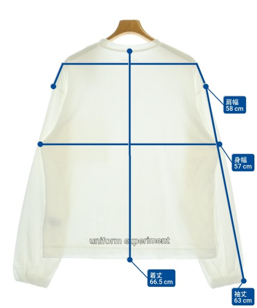 uniform experiment（ユニフォームエクスペリメント）Tシャツ・カットソー 白 サイズ:2(M位) メンズ/2200682926850