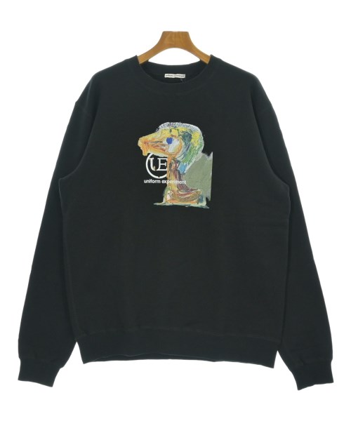 uniform experiment(ユニフォームエクスペリメント)スウェット 黒 サイズ:4(XL位)/2200682926928