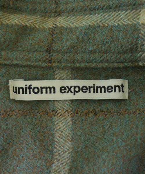 uniform experiment（ユニフォームエクスペリメント）カジュアルシャツ 緑 サイズ:1(S位) メンズ/2200686329367