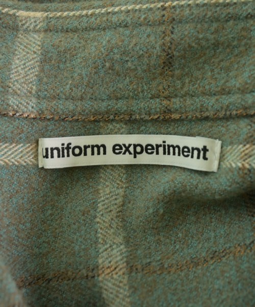 uniform experiment（ユニフォームエクスペリメント）カジュアルシャツ 緑 サイズ:-4(XL位) メンズ/2200686329381