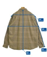 uniform experiment（ユニフォームエクスペリメント）カジュアルシャツ ベージュ サイズ:4(XL位) メンズ/2200686329411