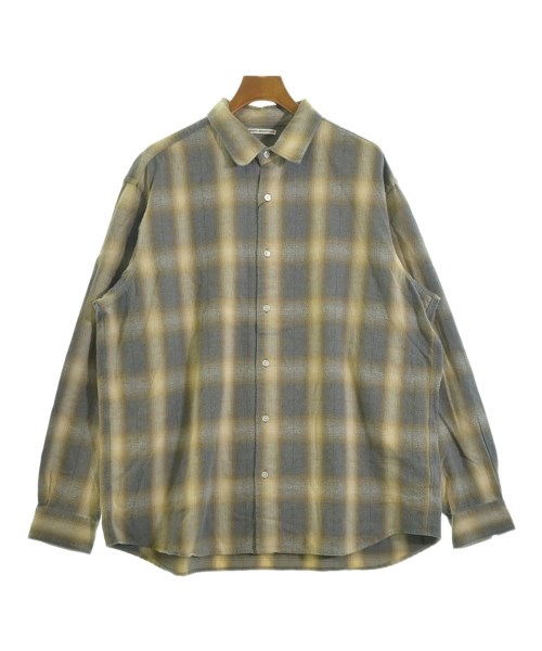 uniform experiment(ユニフォームエクスペリメント)カジュアルシャツ ベージュ サイズ:5(XXL位)/2200686329435