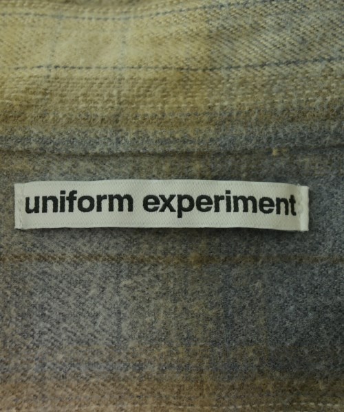 uniform experiment（ユニフォームエクスペリメント）カジュアルシャツ ベージュ サイズ:5(XXL位) メンズ/2200686329435
