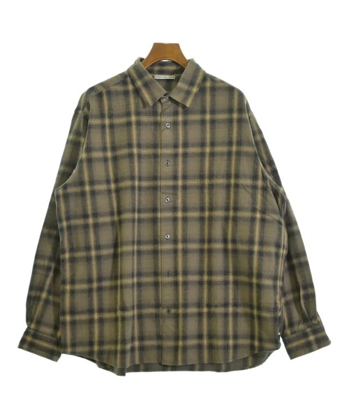 uniform experiment(ユニフォームエクスペリメント)カジュアルシャツ 茶 サイズ:5(XXL位)/2200686329466