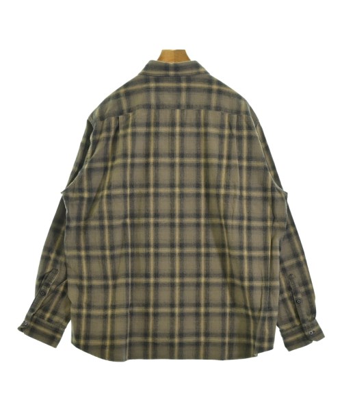 uniform experiment（ユニフォームエクスペリメント）カジュアルシャツ 茶 サイズ:5(XXL位) メンズ/2200686329466