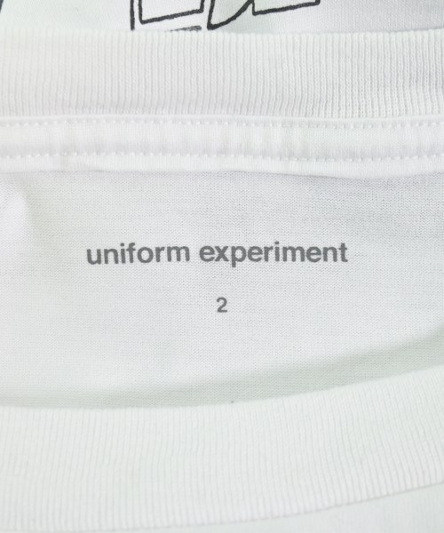uniform experiment（ユニフォームエクスペリメント）Tシャツ・カットソー 白 サイズ:2(M位) メンズ/2200686329664