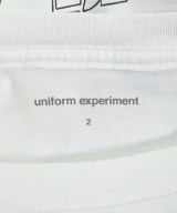 uniform experiment（ユニフォームエクスペリメント）Tシャツ・カットソー 白 サイズ:2(M位) メンズ/2200686329664