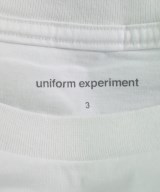 uniform experiment（ユニフォームエクスペリメント）Tシャツ・カットソー 白 サイズ:3(L位) メンズ/2200686329688