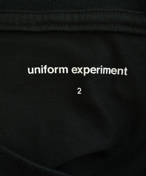 uniform experiment（ユニフォームエクスペリメント）Tシャツ・カットソー 黒 サイズ:2(M位) メンズ/2200686329701