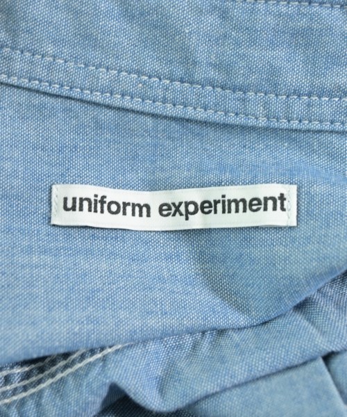 uniform experiment（ユニフォームエクスペリメント）カジュアルシャツ 青 サイズ:3(L位) メンズ/2200686329985