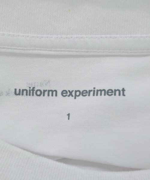 uniform experiment（ユニフォームエクスペリメント）Tシャツ・カットソー 白 サイズ:1(S位) メンズ/2200687539383