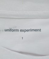 uniform experiment（ユニフォームエクスペリメント）Tシャツ・カットソー 白 サイズ:1(S位) メンズ/2200687539383