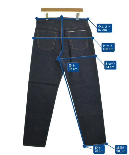 uniform experiment（ユニフォームエクスペリメント）デニムパンツ 紺 サイズ:5(XXL位) メンズ/2200687539574