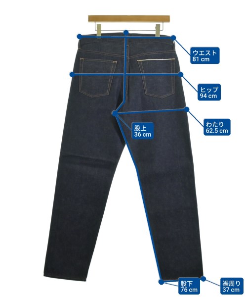 uniform experiment（ユニフォームエクスペリメント）デニムパンツ 紺 サイズ:4(XL位) メンズ/2200687539581