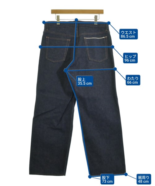 uniform experiment（ユニフォームエクスペリメント）デニムパンツ 紺 サイズ:3(L位) メンズ/2200687539598