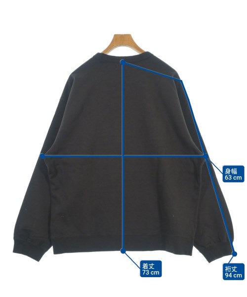 uniform experiment（ユニフォームエクスペリメント）スウェット 茶 サイズ:4(XL位) メンズ/2200689318030