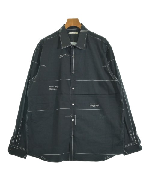 uniform experiment(ユニフォームエクスペリメント)カジュアルシャツ 黒 サイズ:5(XXL位)/2200689318306