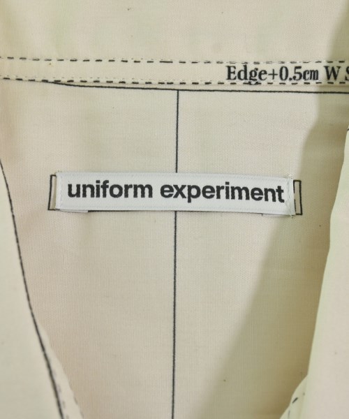 uniform experiment（ユニフォームエクスペリメント）カジュアルシャツ ベージュ サイズ:1(S位) メンズ/2200689318351