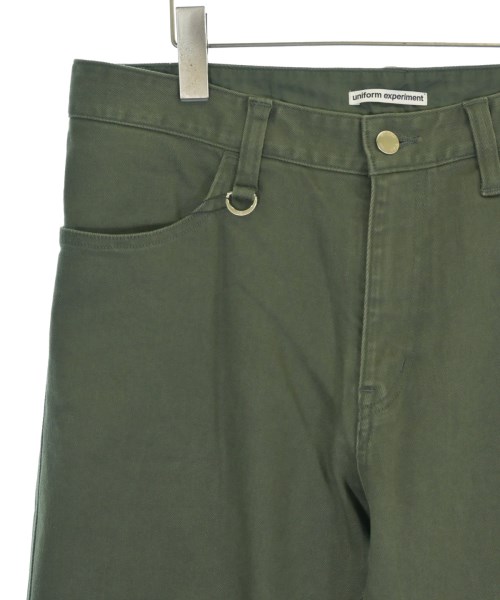 uniform experiment（ユニフォームエクスペリメント）デニムパンツ カーキ サイズ:4(XL位) メンズ/2200689318474