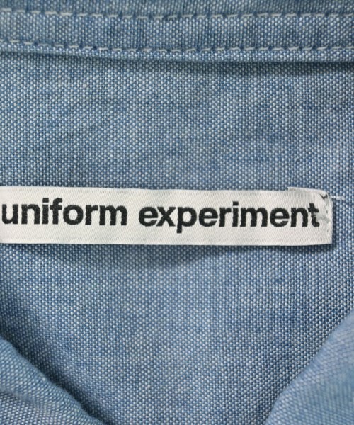 uniform experiment（ユニフォームエクスペリメント）カジュアルシャツ 青 サイズ:3(L位) メンズ/2200689318641