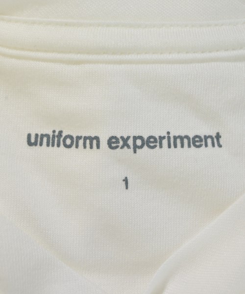 uniform experiment（ユニフォームエクスペリメント）Tシャツ・カットソー 白 サイズ:1(S位) メンズ/2200689518119