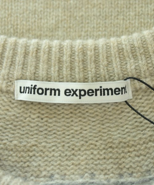 uniform experiment（ユニフォームエクスペリメント）ニット・セーター ベージュ サイズ:3(L位) メンズ/2200690681062