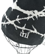 uniform experiment（ユニフォームエクスペリメント）ニットキャップ・ビーニー 黒 サイズ:- メンズ/2200692054048