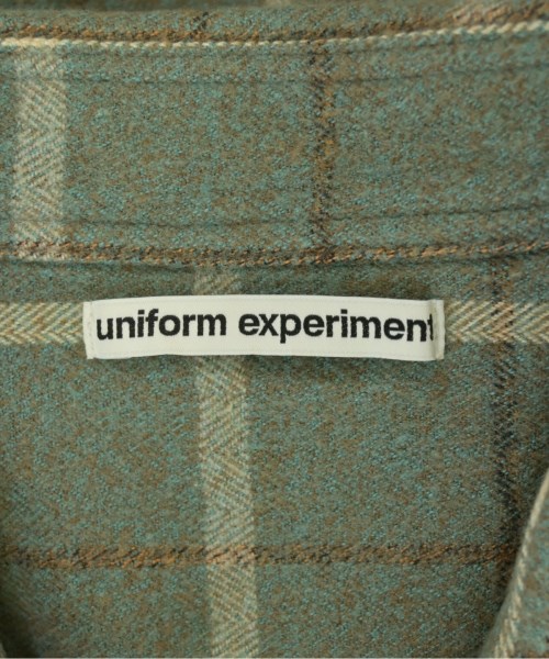 uniform experiment（ユニフォームエクスペリメント）カジュアルシャツ 緑 サイズ:4(XL位) メンズ/2200694828173