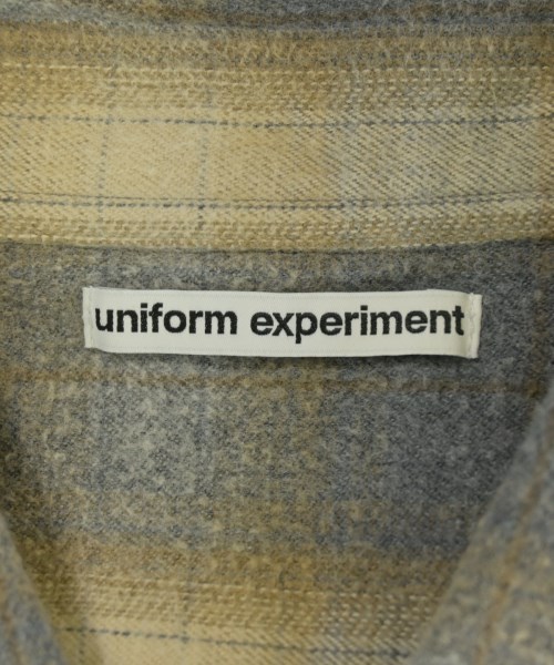 uniform experiment（ユニフォームエクスペリメント）カジュアルシャツ グレー サイズ:4(XL位) メンズ/2200694828197