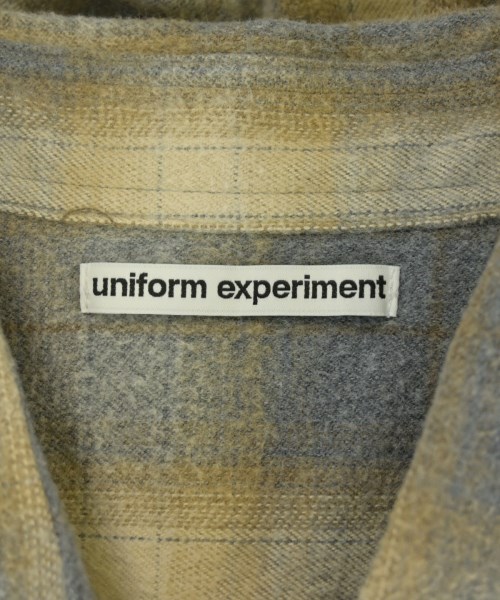uniform experiment（ユニフォームエクスペリメント）カジュアルシャツ グレー サイズ:3(L位) メンズ/2200694828210