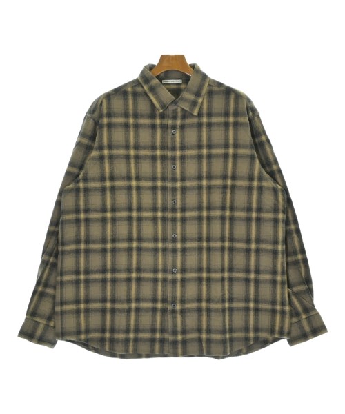 uniform experiment(ユニフォームエクスペリメント)カジュアルシャツ 茶 サイズ:4(XL位)/2200694828227