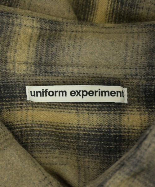 uniform experiment（ユニフォームエクスペリメント）カジュアルシャツ 茶 サイズ:4(XL位) メンズ/2200694828227