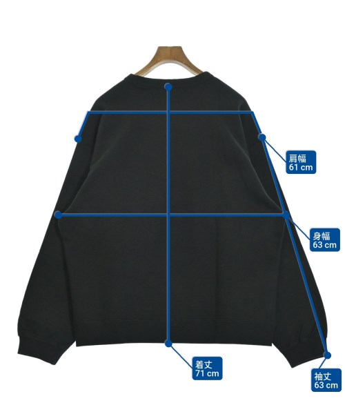 uniform experiment（ユニフォームエクスペリメント）スウェット 黒 サイズ:4(XL位) メンズ/2200694828302