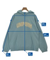 uniform experiment（ユニフォームエクスペリメント）パーカー 青 サイズ:4(XL位) メンズ/2200694828555