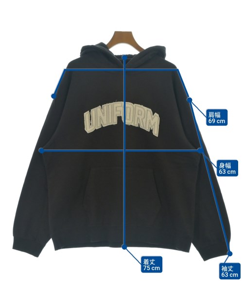 uniform experiment（ユニフォームエクスペリメント）パーカー 茶 サイズ:4(XL位) メンズ/2200694828562